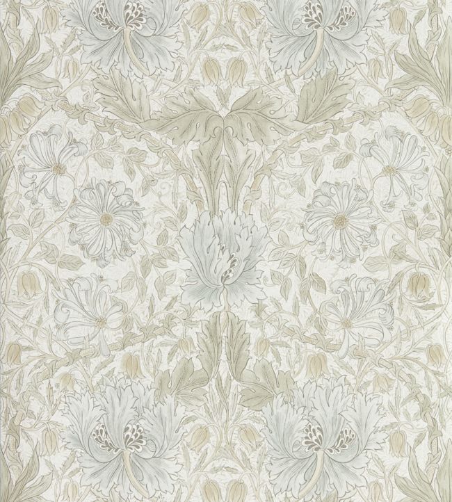Pure Honeysuckle & Tulip Wallpaper - Linen - 216526 - Morris & Co