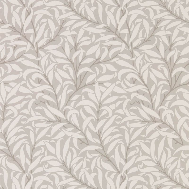 Pure Willow Bough Wallpaper - Dove/Ivory - Morris & Co - 216025 - Morris Wallpaper