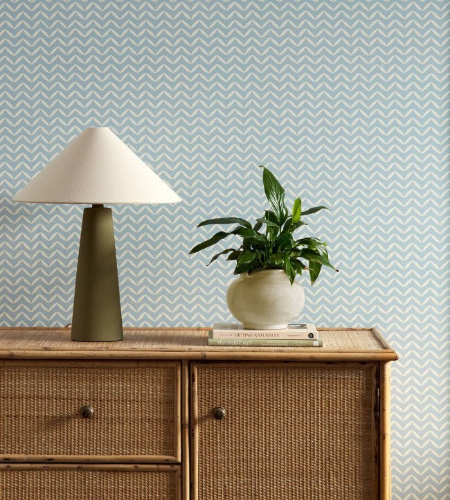 Sapling Wallpaper - Mist - Scion - NSCW113276 - Morris Wallpaper