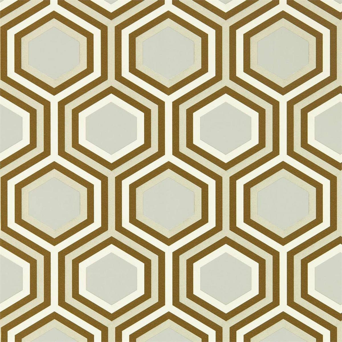 Selo Wallpaper - Gold/Platinum - Harlequin - HSAW112147 - Morris Wallpaper
