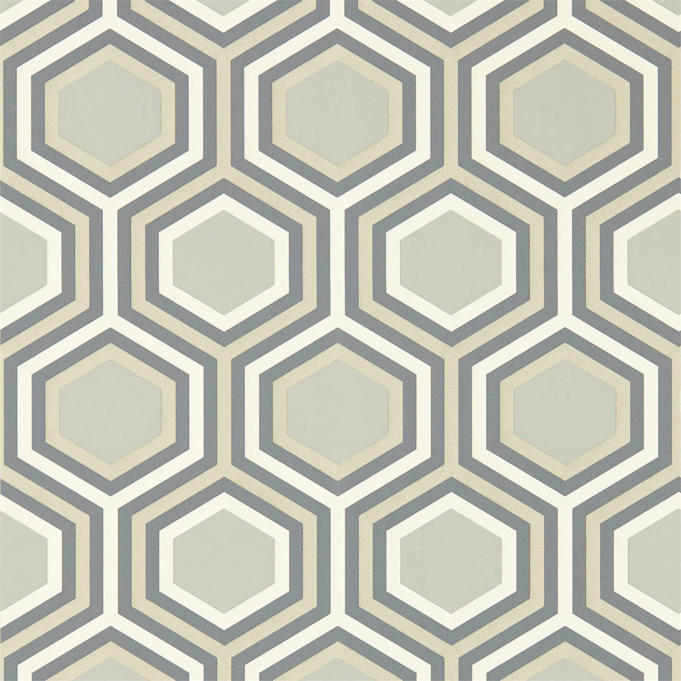 Selo Wallpaper - Slate/Platinum - Harlequin - HSAW112148 - Morris Wallpaper