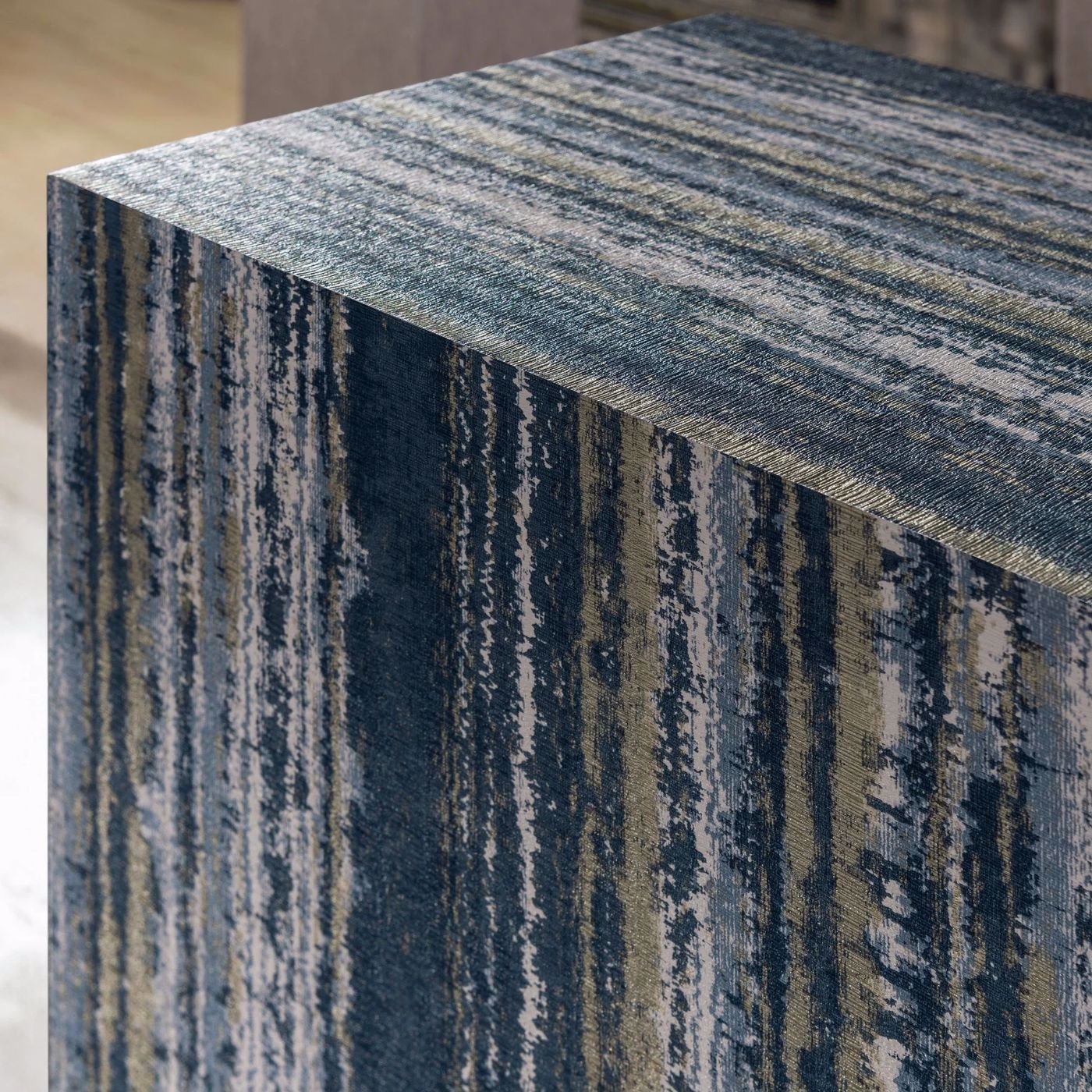 Striatus Wallpaper - Midnight - Clarke & Clarke - W0211/02 - Morris Wallpaper