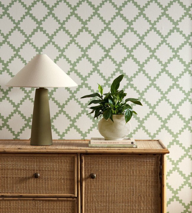 Swithland Wallpaper - Seaglass - Scion - NSCW113247 - Morris Wallpaper