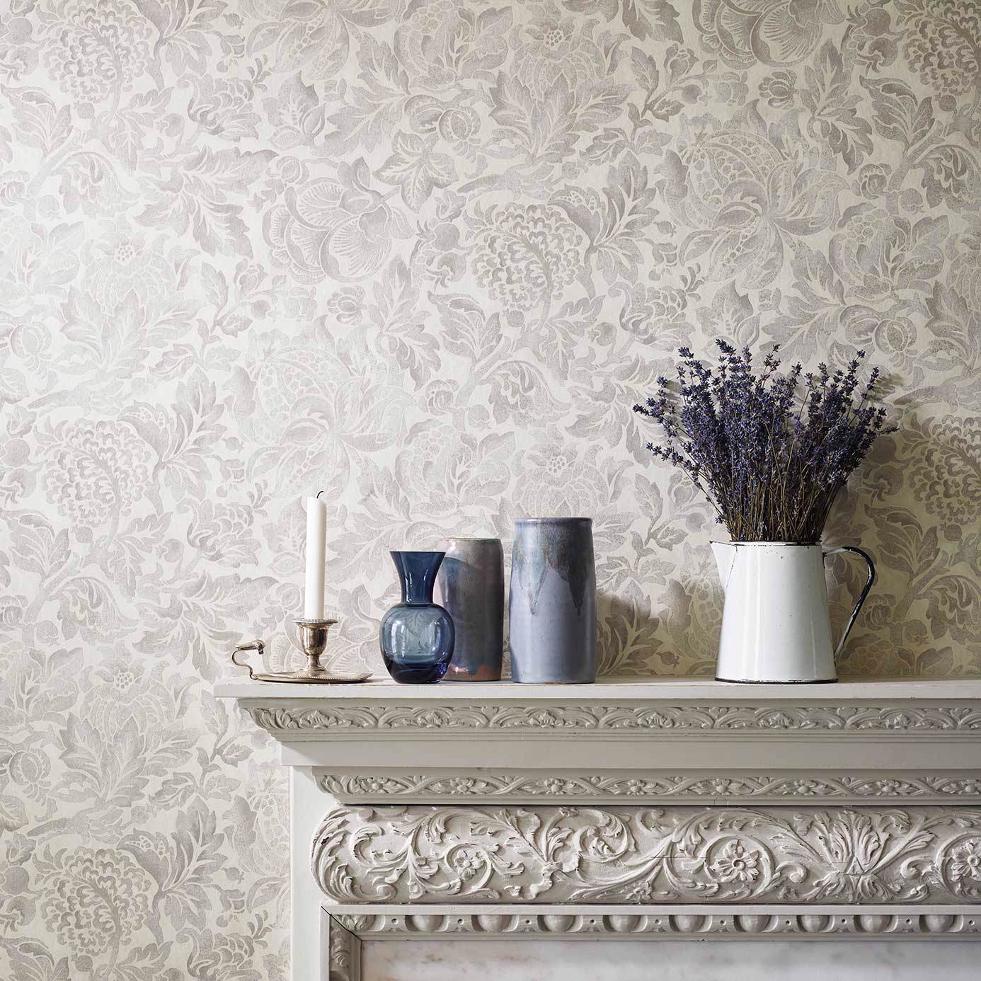 Thackeray Wallpaper - Ivory - Sanderson - DDAM216415 - Morris Wallpaper