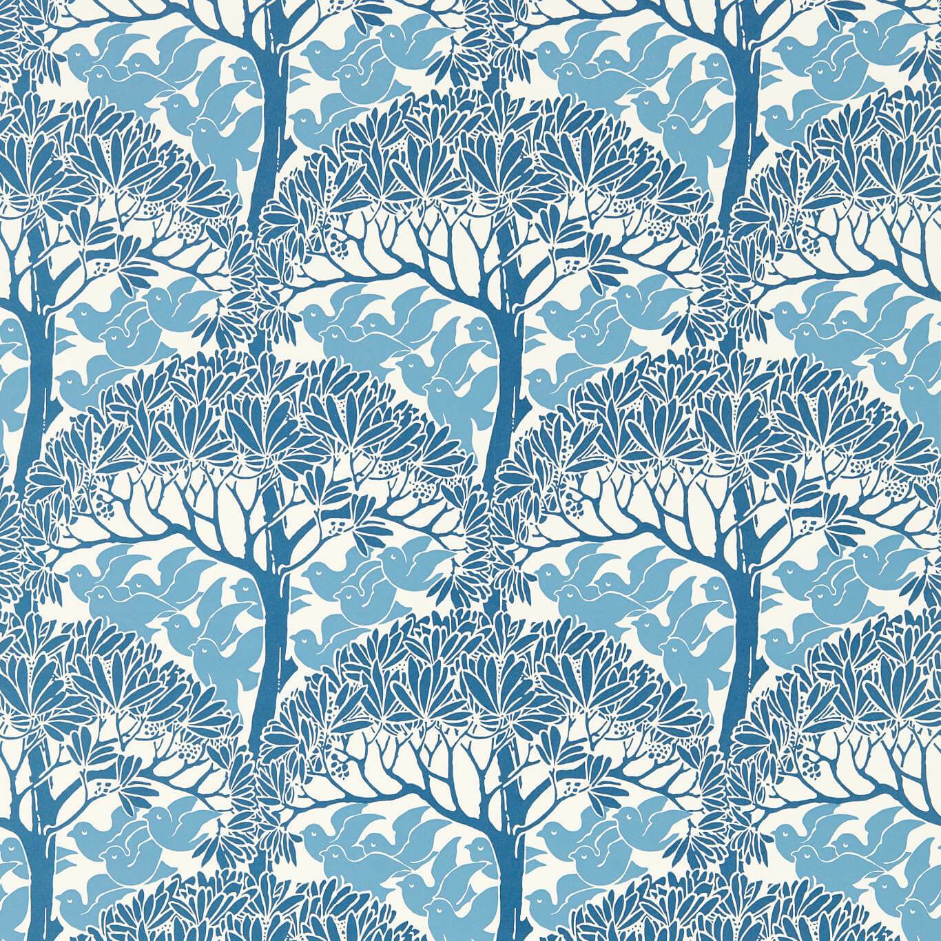 The Savaric Wallpaper - Cirrus - 217339 - Morris & Co