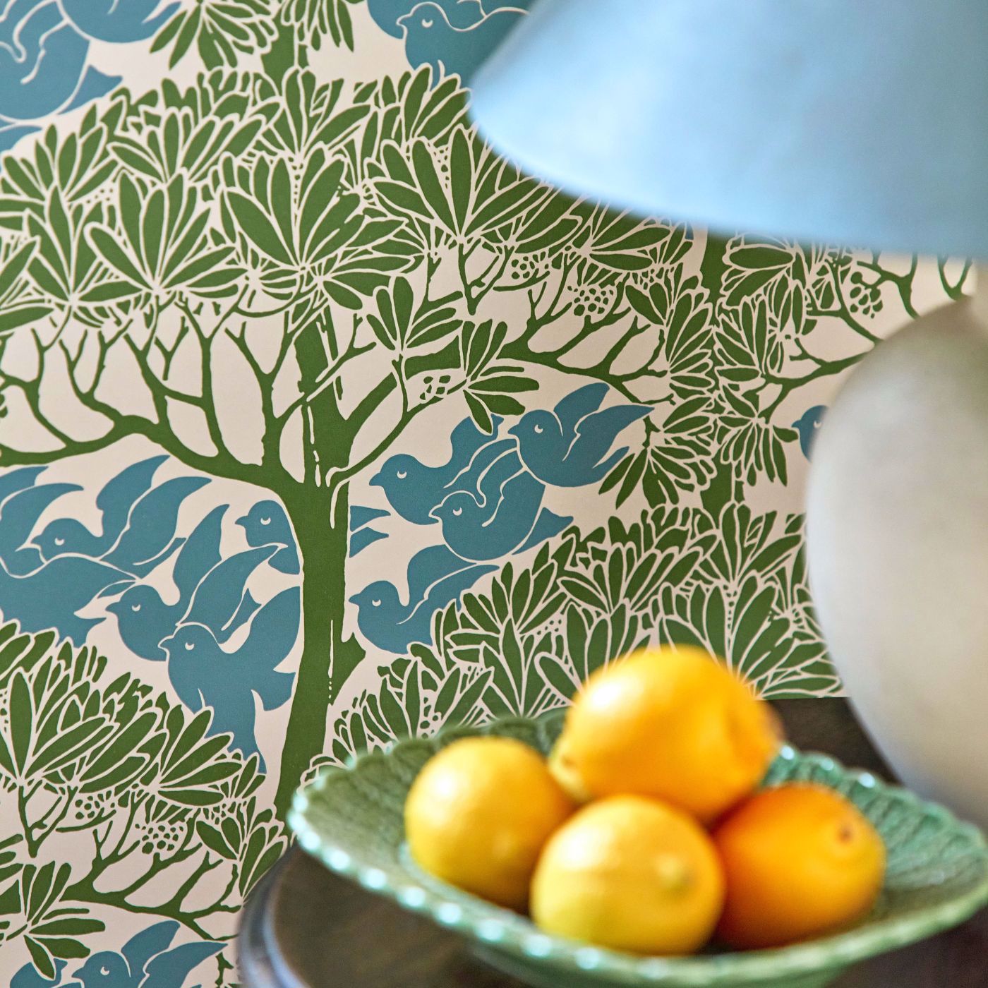 The Savaric Wallpaper - Garden Green - 217340 - Morris & Co