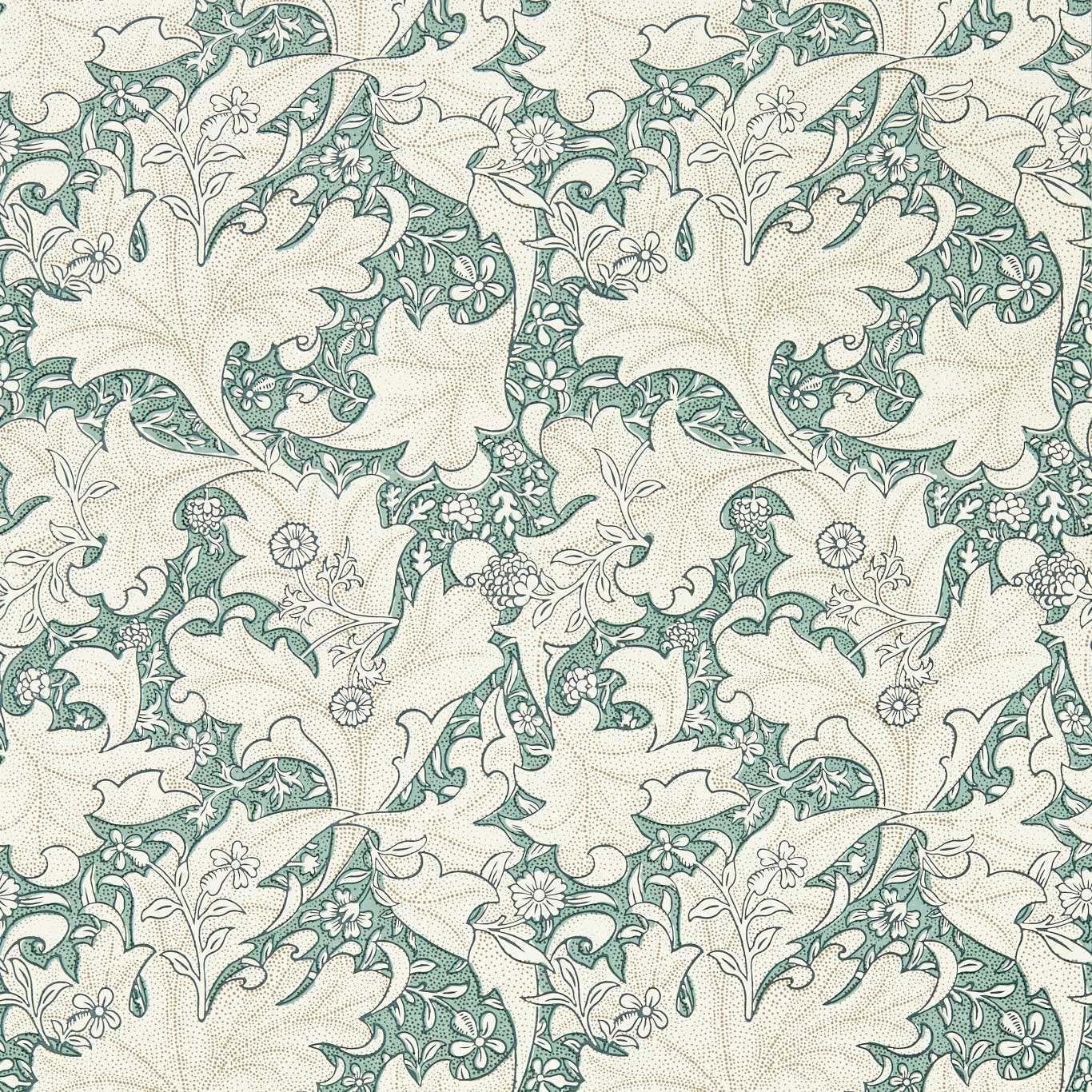 Morris & Co Wallflower Wallpaper in Mumingtons Stem - 217189