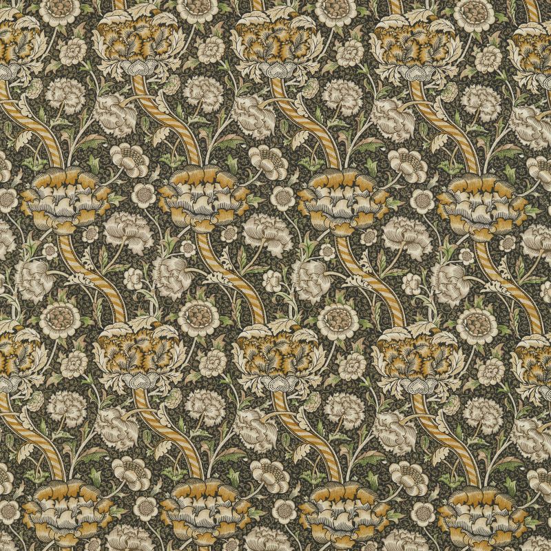 Wandle Fabric - Blue/Stone - Morris & Co - 226396 - Premier Wallcovering