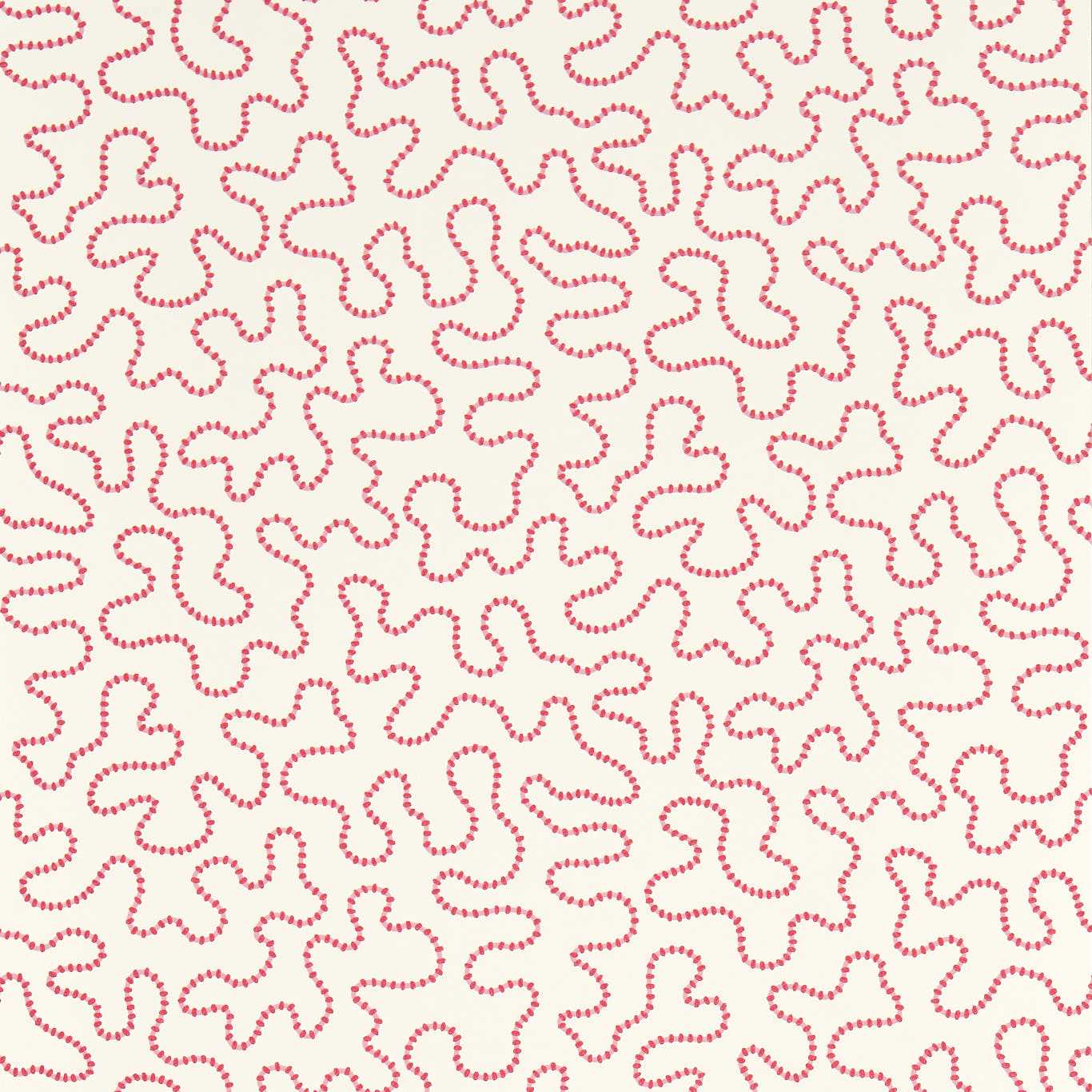 Wiggle Wallpaper - Carnelian/Rose Quartz - Harlequin - HSRW113062 - Morris Wallpaper