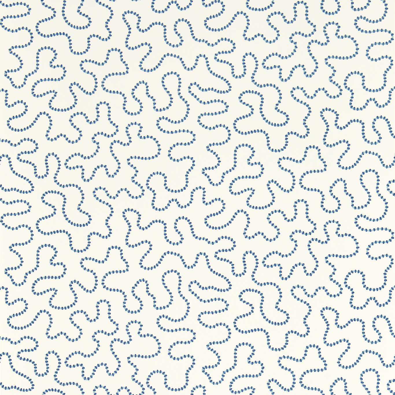 Wiggle Wallpaper - Lapis/Sky - Harlequin - HSRW113063 - Morris Wallpaper