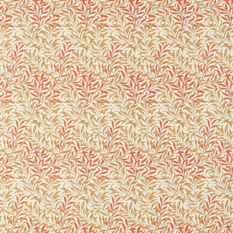 Willow Boughs Fabric - Russet/Ochre - Morris & Co - 226895 - Premier Wallcovering