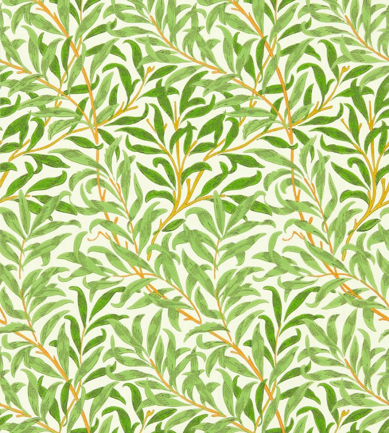 Willow Boughs Wallpaper - Leaf Green - 217088 - Morris & Co