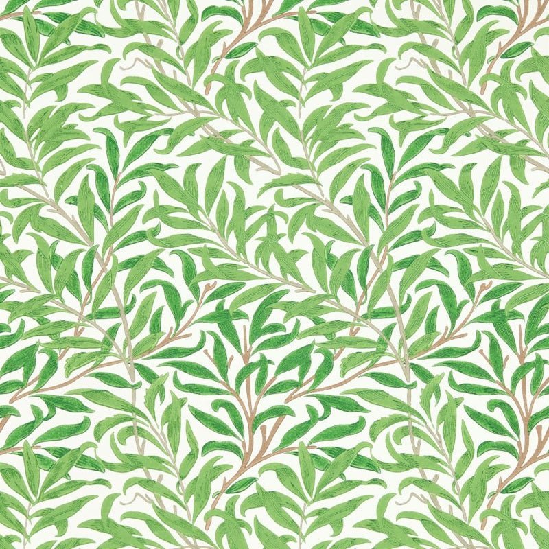 Willow Boughs Wallpaper - Leaf Green - Morris & Co - 217081 - Morris Wallpaper
