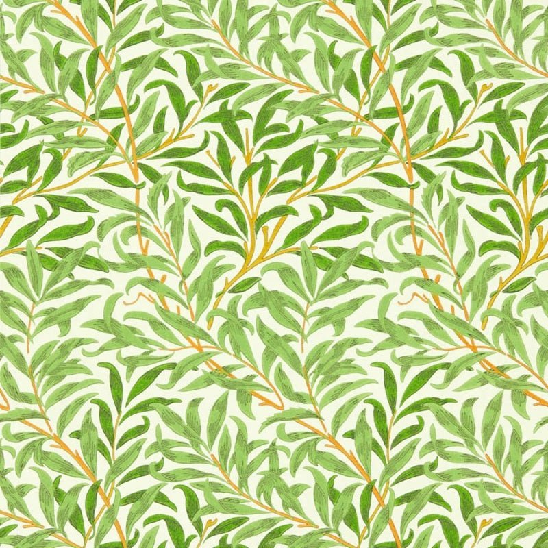 Willow Boughs Wallpaper - Leaf Green - Morris & Co - 217088 - Morris Wallpaper