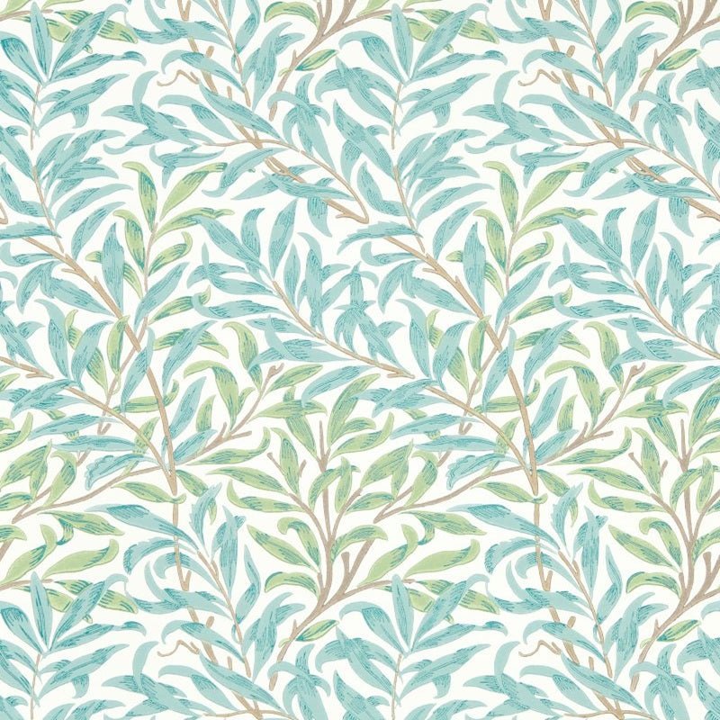 Willow Boughs Wallpaper - Willow/Seaglass - Morris & Co - 217083 - Morris Wallpaper