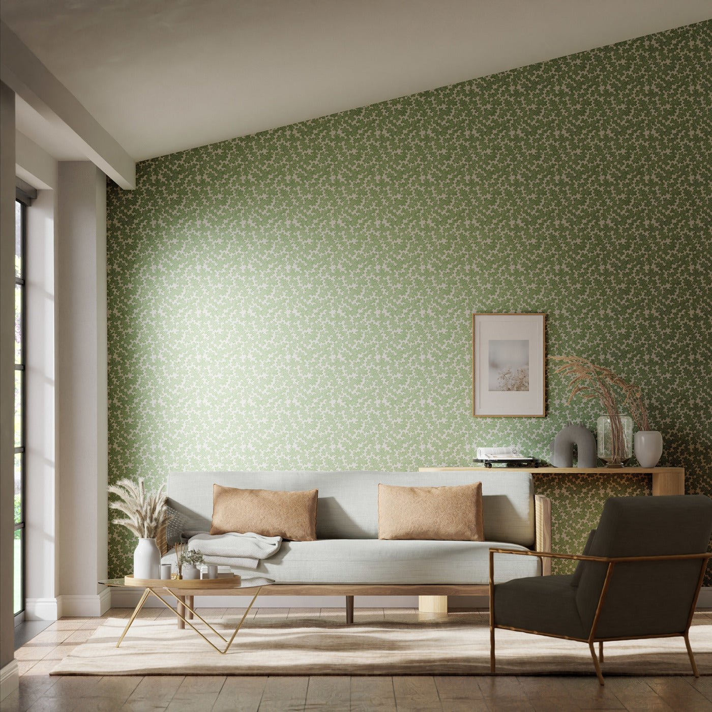 Zori Wallpaper - Forest/First Light - Harlequin - HQN3112934 - Morris Wallpaper