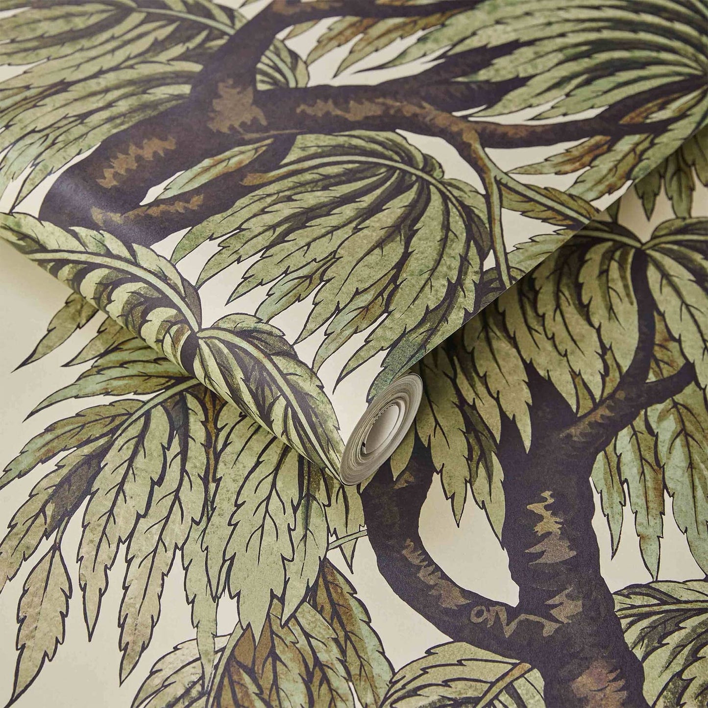 Babylon Wallpaper - Papyrus / Willow - 1-WA-BAB-DI-PAP-XXX