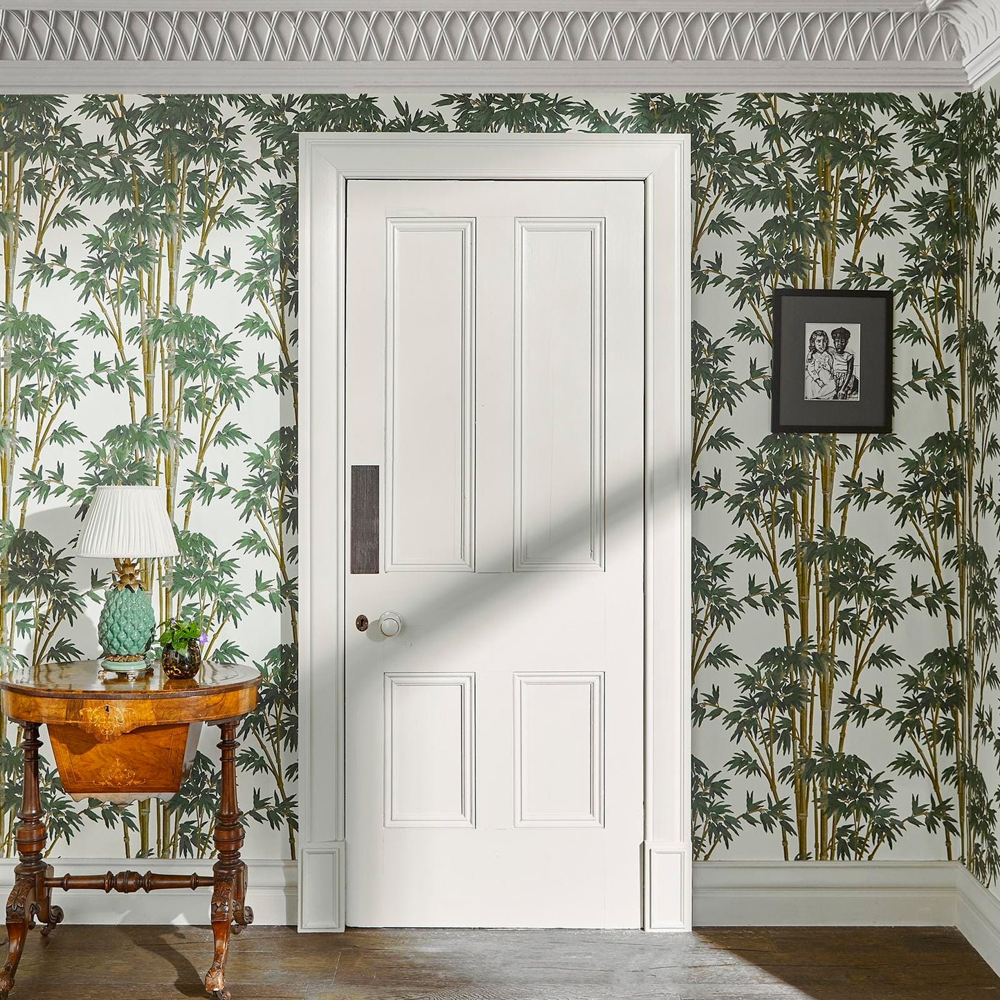Bambusa Wallpaper - Antique-White - 1-WA-BAM-DI-WHT-XXX