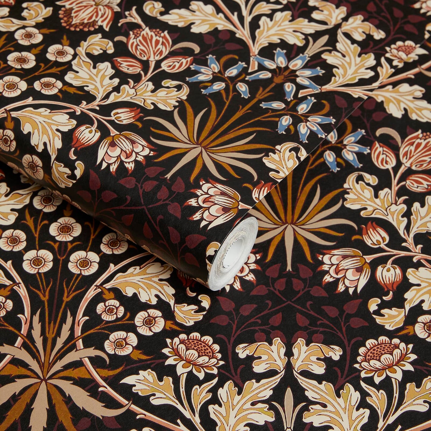 Hyacinth Wallpaper - Black - 1-WA-HYA-DI-BLK-XXX