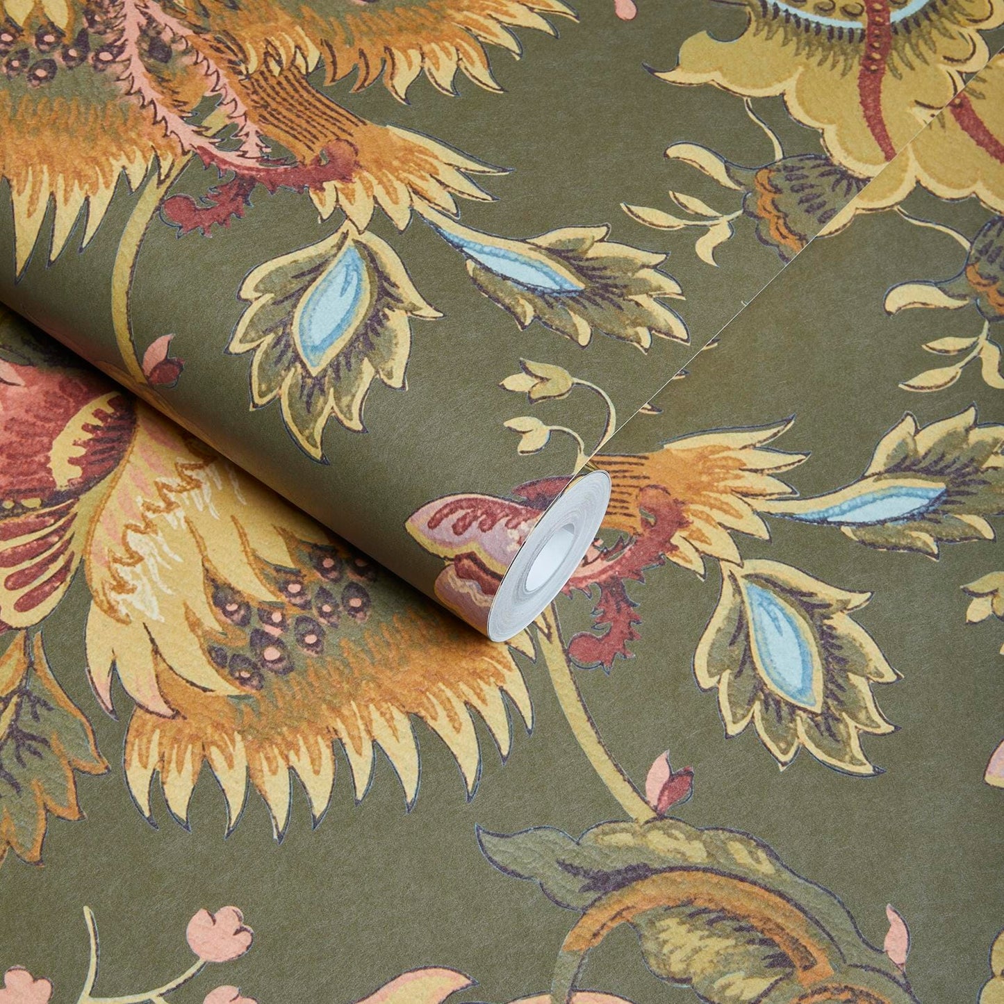 Majorelle Wallpaper - Moss-Green - 1-WA-MAJ-DI-MOS-XXX