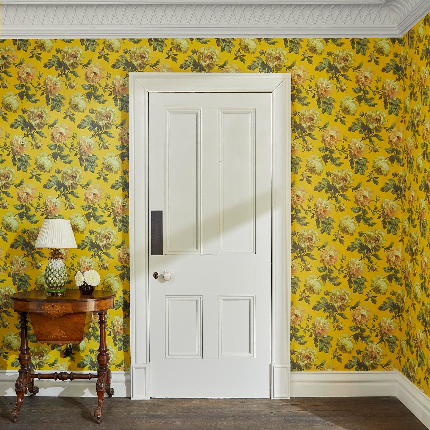 Peoneden Wallpaper - Ochre - 1-WA-PEO-DI-OCH-XXX