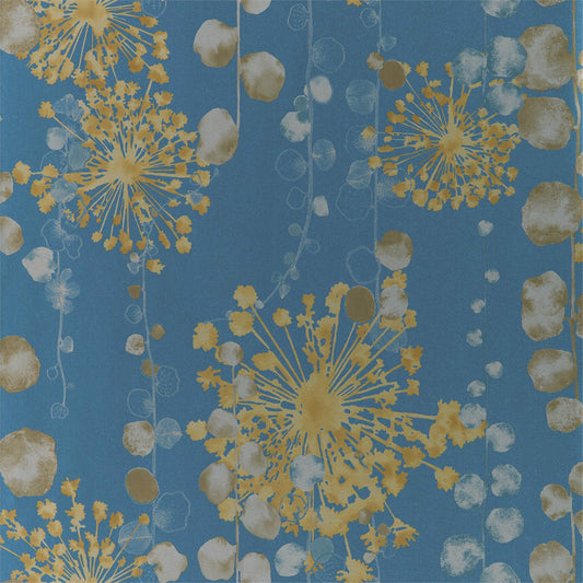 Moku Wallpaper - Indigo/Pebble - HANZ111651