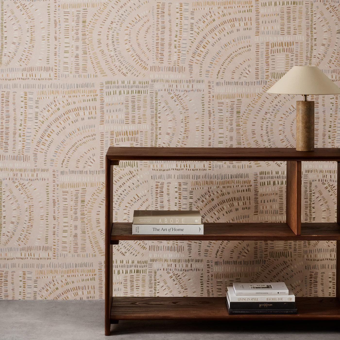 Frescoes Wallpaper - Pumice / Jasper / Amber - HDMW113294