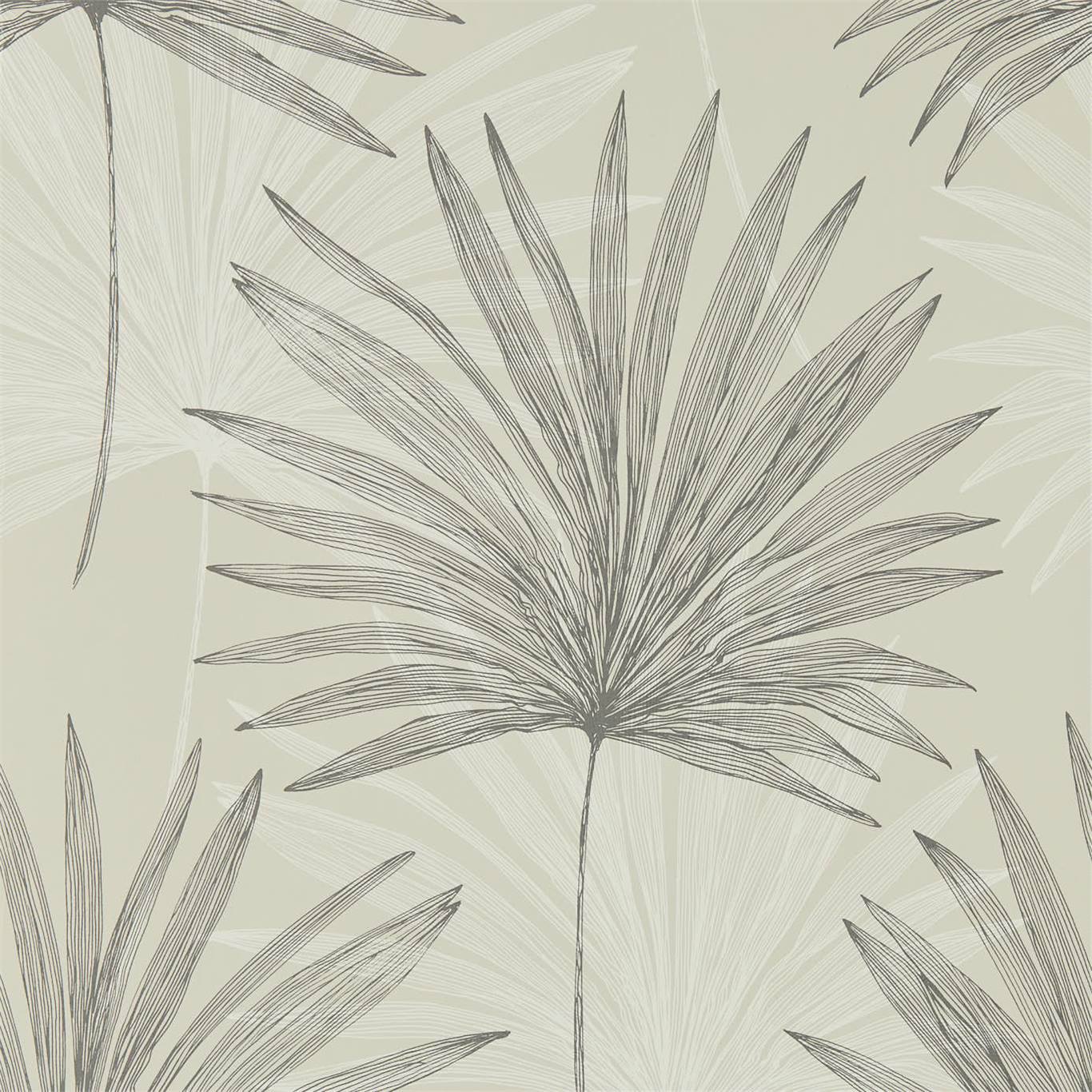 Mitende Wallpaper - Pewter/Chalk - HMIW112230