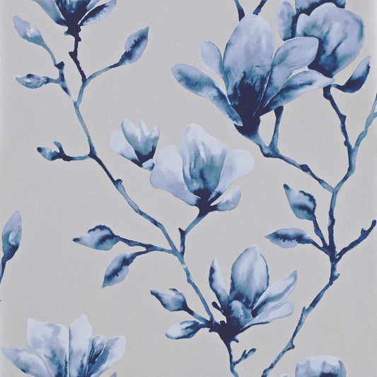 Lotus Wallpaper - Indigo - HMOW110881