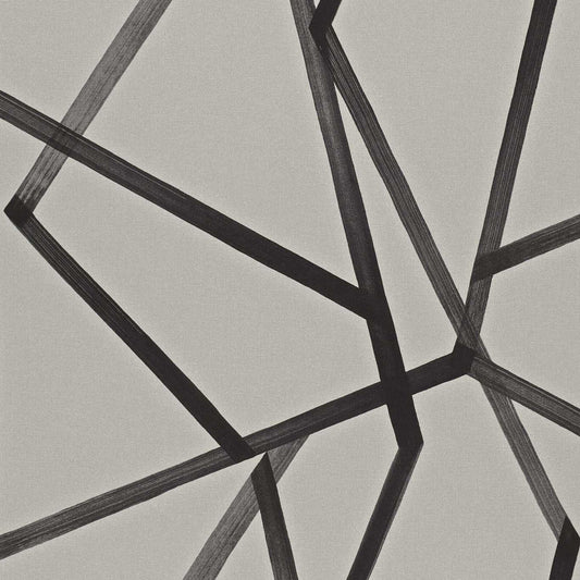 Sumi Wallpaper - Linen/Onyx - HMOW110886
