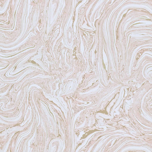 Makrana Wallpaper - Rose Quartz - HMOW110917