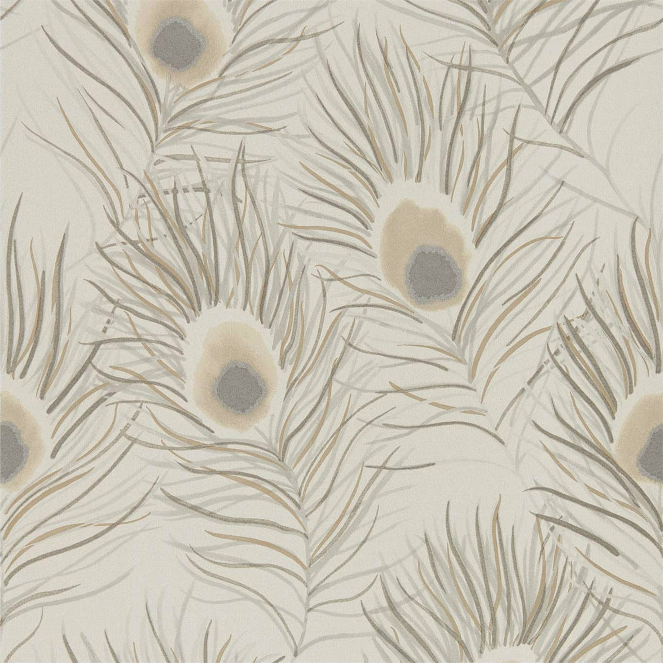 Orlena Wallpaper - Putty/Silver - HPUT111880