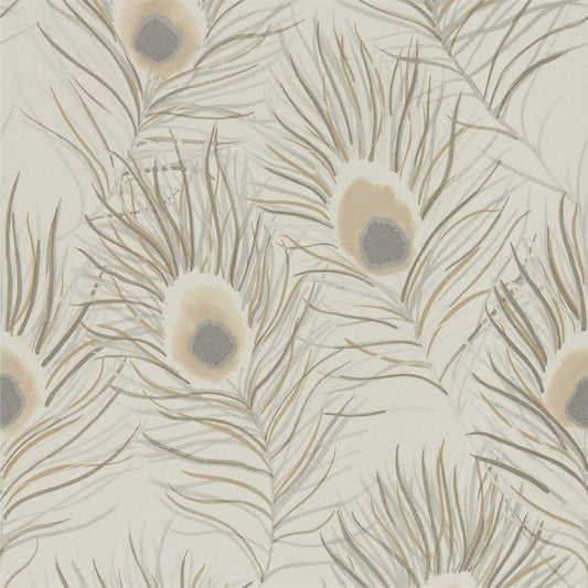 Orlena Wallpaper - Putty/Silver - HPUT111880