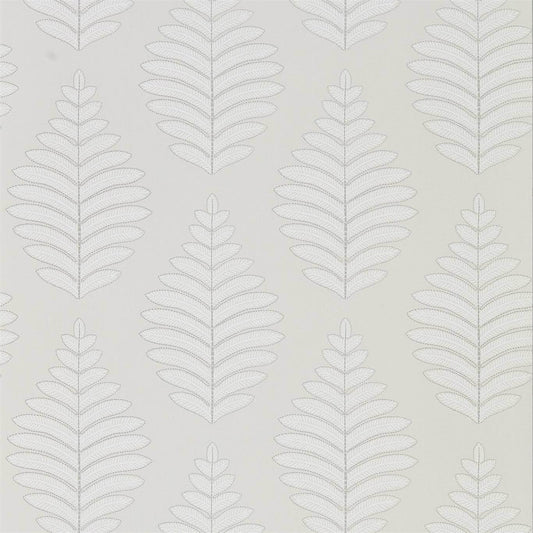 Lucielle Wallpaper - Linen/Silver - HPUT111898