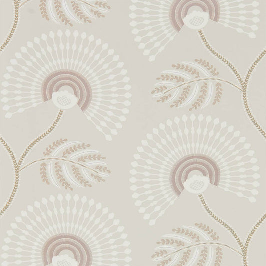 Louella Wallpaper - Rose Quartz/Pearl - HPUT111911