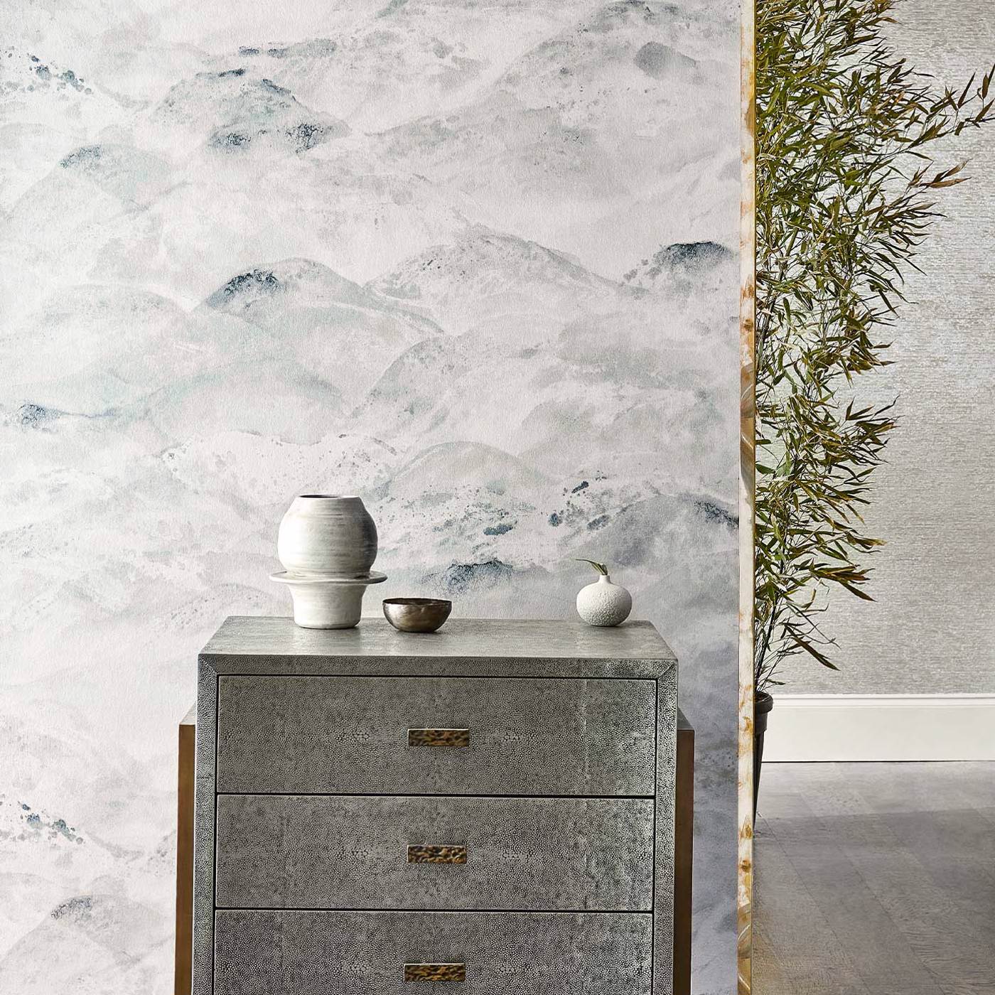 Sansui Wallpaper - Snow Peaks - ZAKA312503