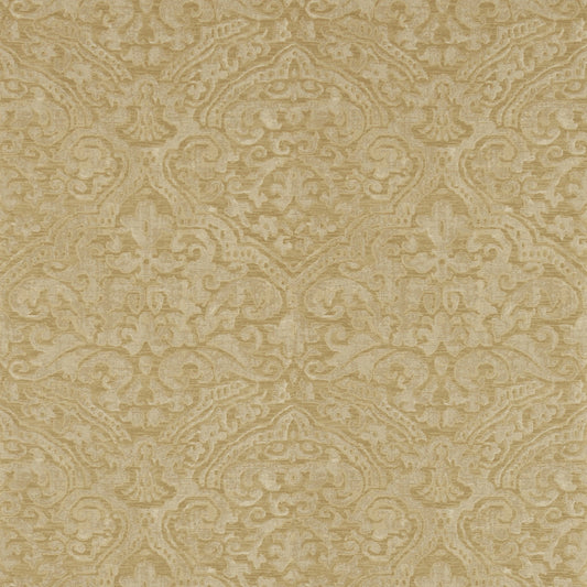 Renaissance Damask Wallpaper - Warm Gold - ZCON312025
