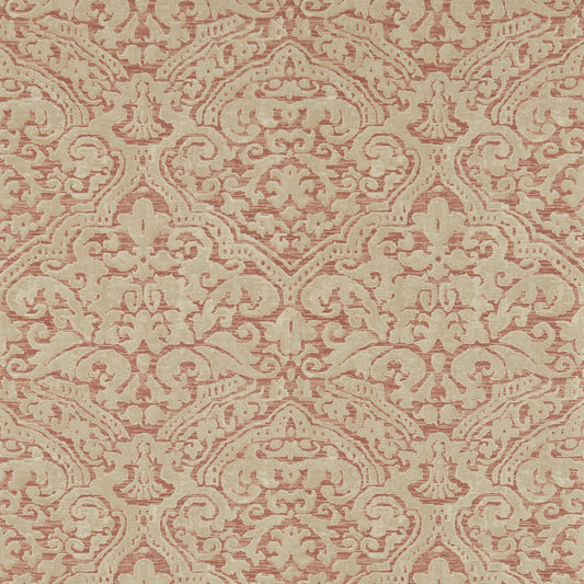 Renaissance Damask Wallpaper - Russet - ZCON312026