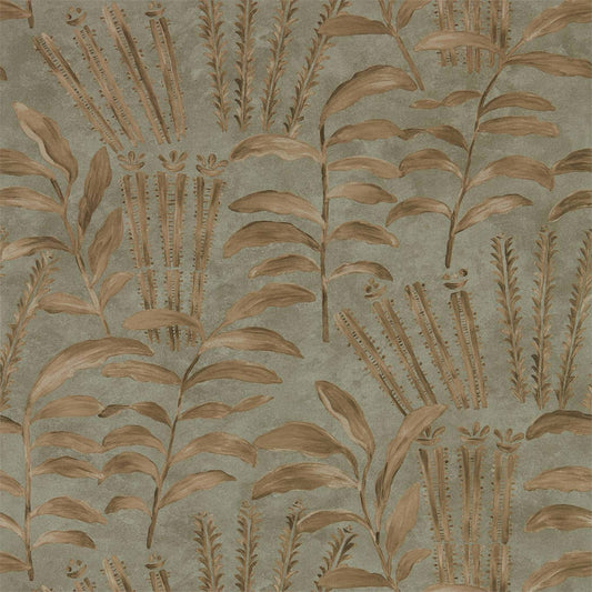 Highclere Wallpaper - Olivine - ZDAR312854