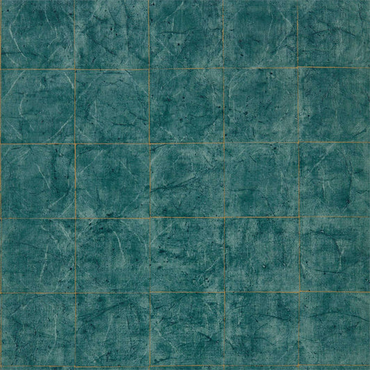 Piastrella Wallpaper - Huntsman Green - ZFOW312950