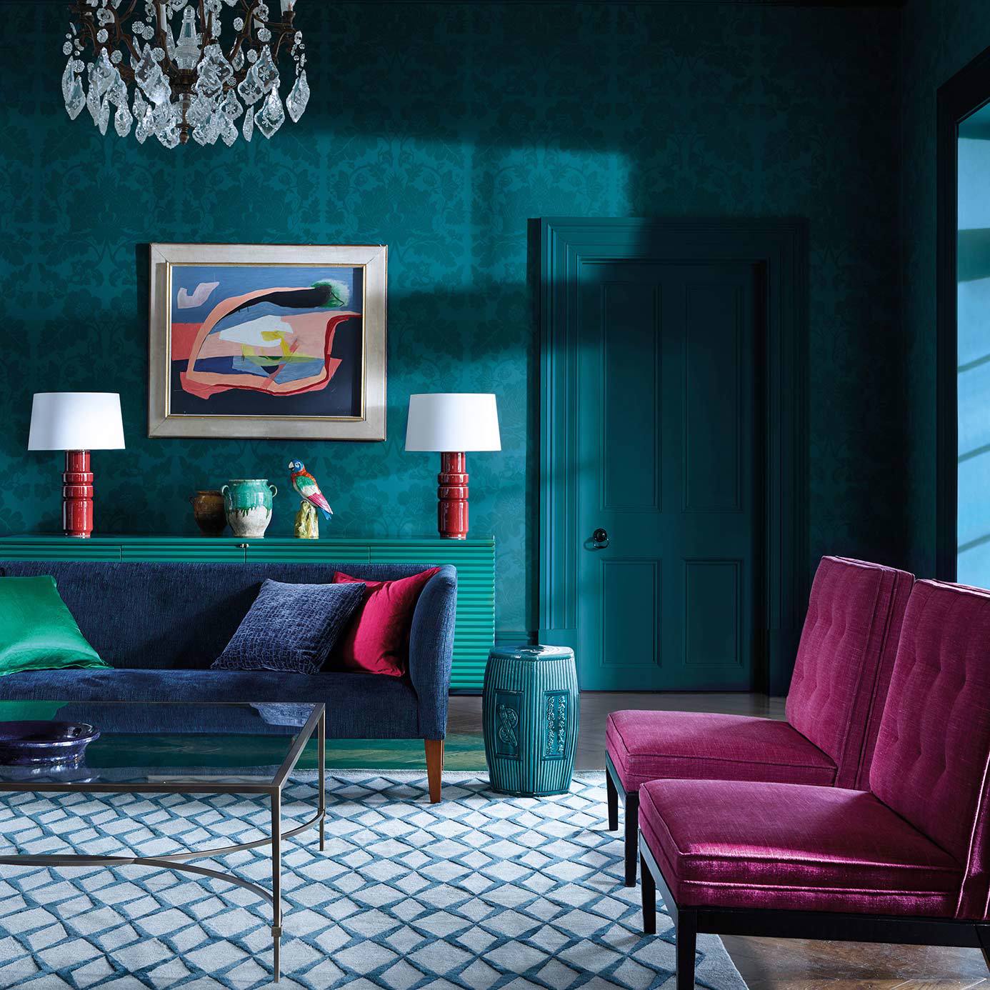 Villandry Wallpaper - Serpentine - ZPAL312698