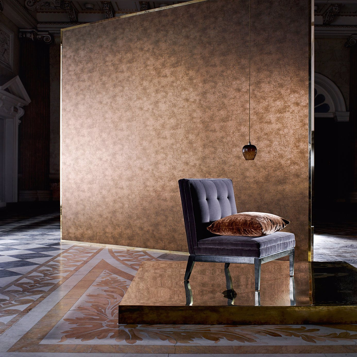 Metallo Wallpaper - Fossil - ZPHA312605