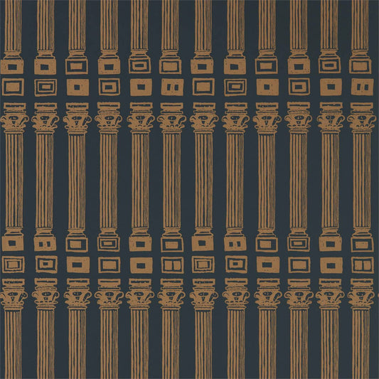 Columns Wallpaper - Vine Black/Antique Gold - ZPLW312969