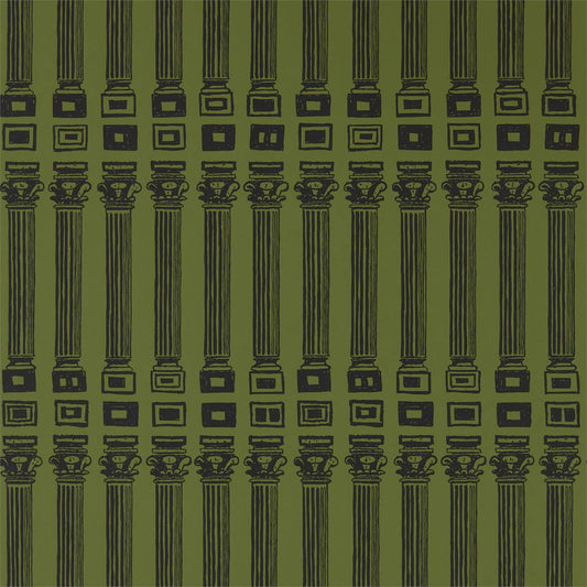 Columns Wallpaper - Olive/Bone Black - ZPLW312970
