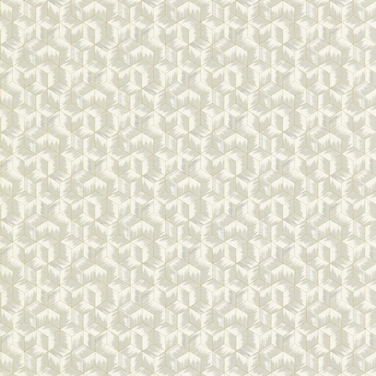 Tumbling Blocks Wallpaper - Empire Grey - ZRHW312891
