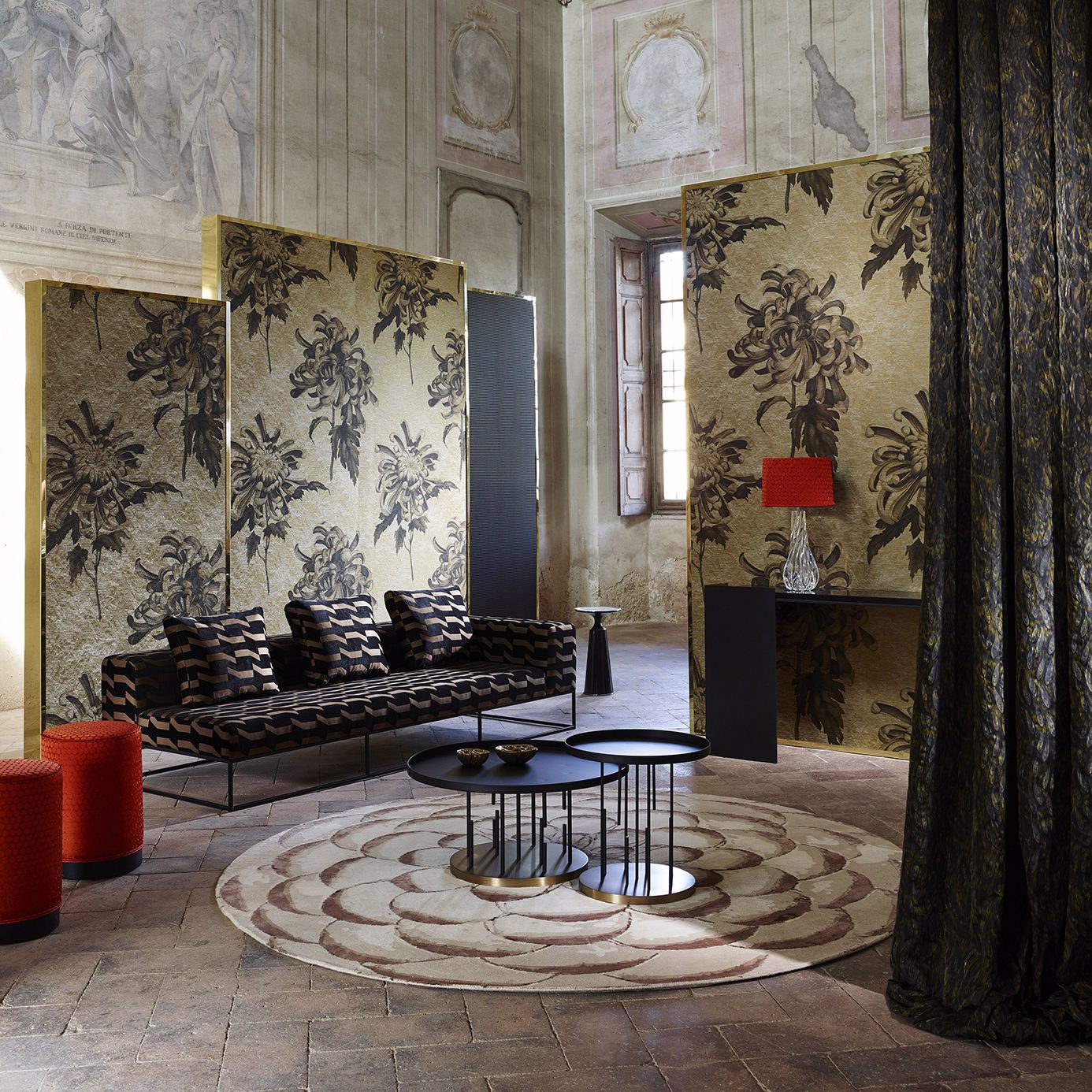 Evelyn Wallpaper - Antique Gold/Olivine - ZTOT312733