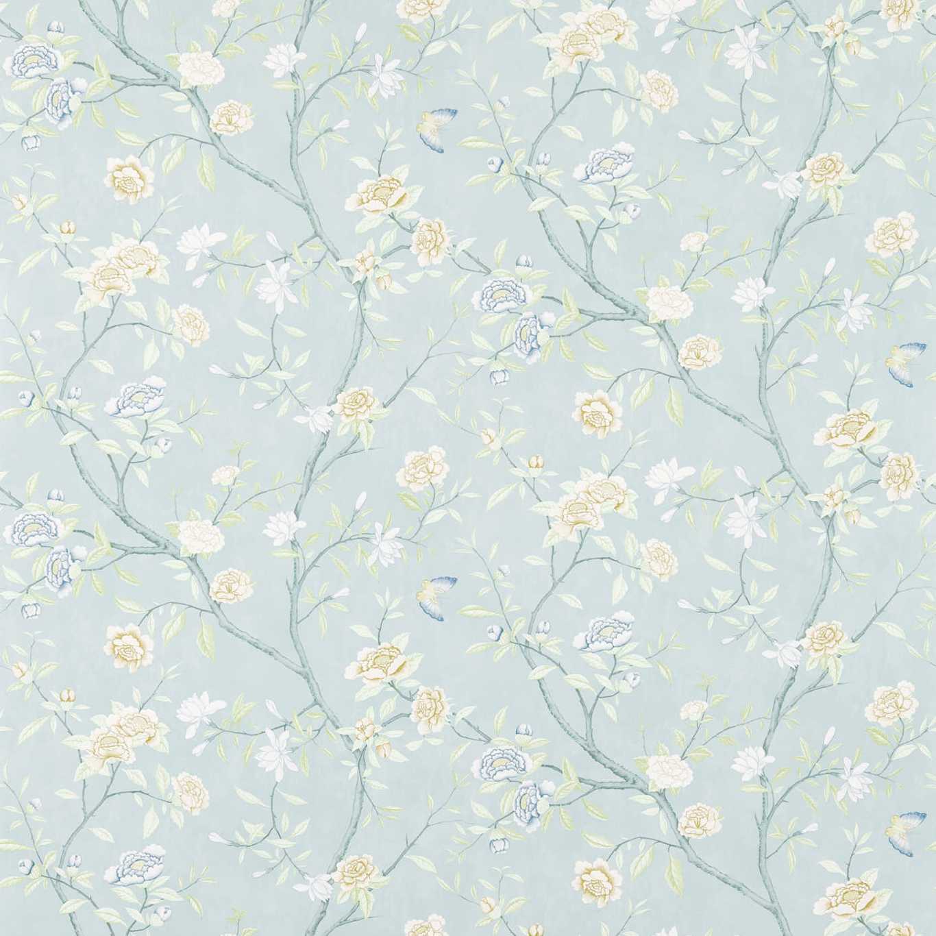 Nostell Priory Wallpaper - Blue/Ivory - ZWOO311419