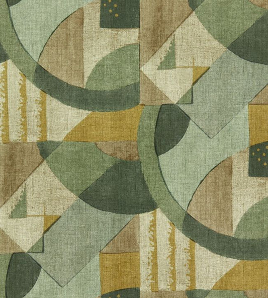 Abstract 1928 Wallpaper - Antique Olivine - ZRHW312887 - Zoffany - Morris Wallpaper
