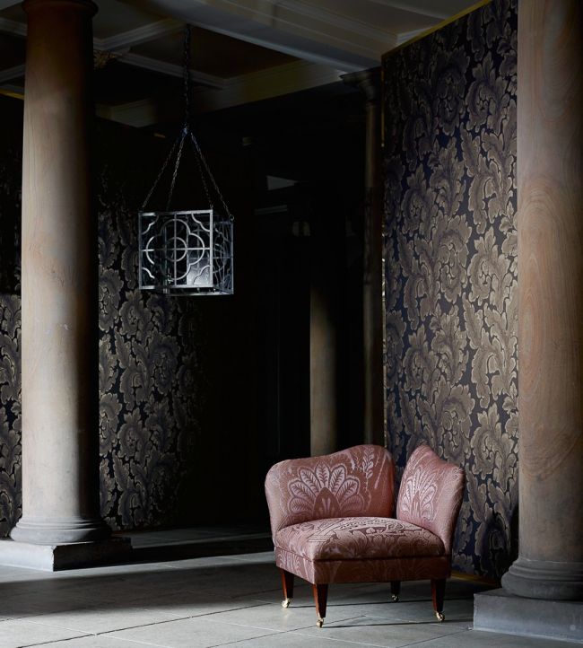 Acantha Wallpaper - Bluestone - ZPHA312617 - Zoffany - Morris Wallpaper