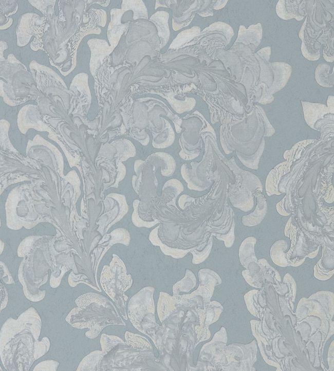 Acantha Wallpaper - Bluestone - ZPHA312617 - Zoffany - Morris Wallpaper